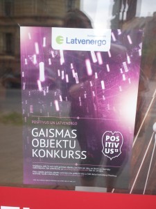 The Latvian electric company is having a design competition for Latvian artists, work will be displayed at the festival.