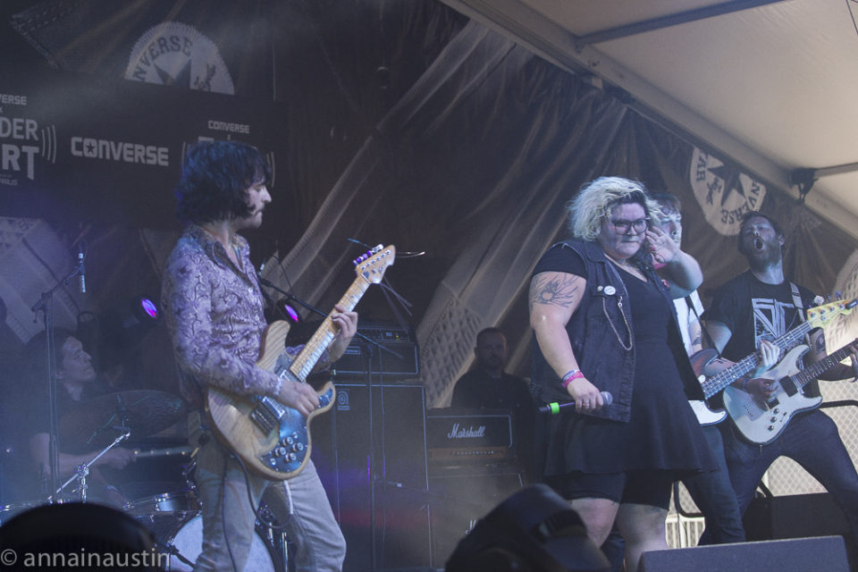 Sheer Mag, Fader Fort (Presented by Converse) SXSW, Austin, Texas 2016-7244