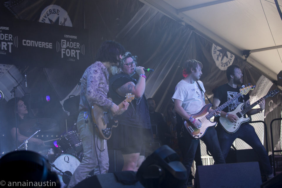 Sheer Mag, Fader Fort (Presented by Converse) SXSW, Austin, Texas 2016-7248