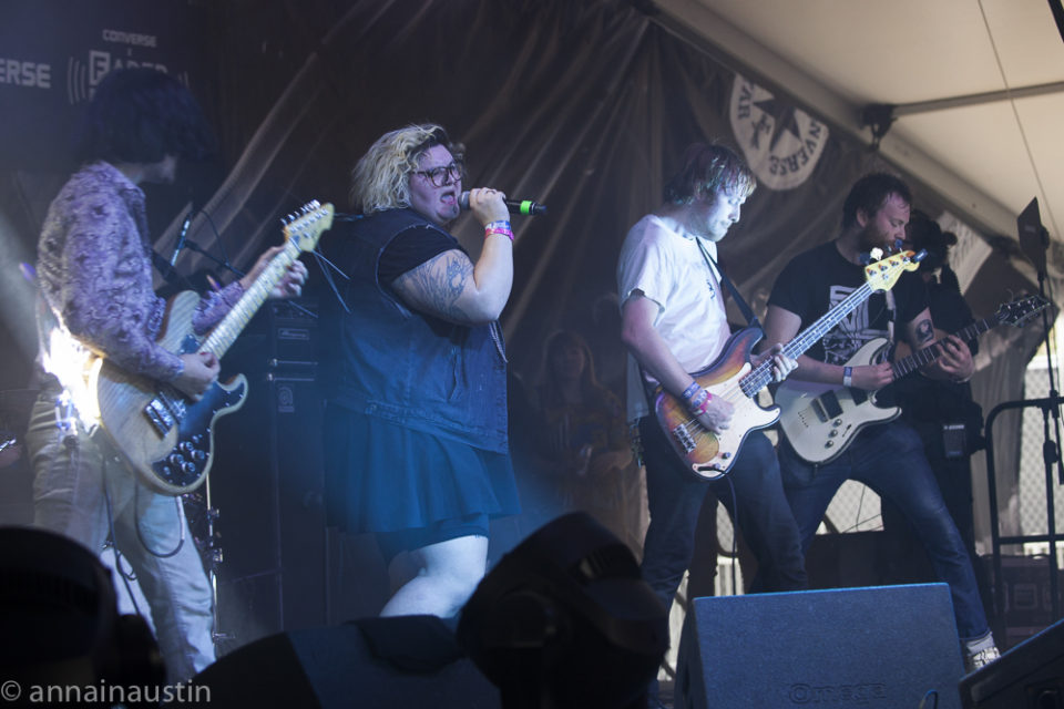 Sheer Mag, Fader Fort (Presented by Converse) SXSW, Austin, Texas 2016-7261