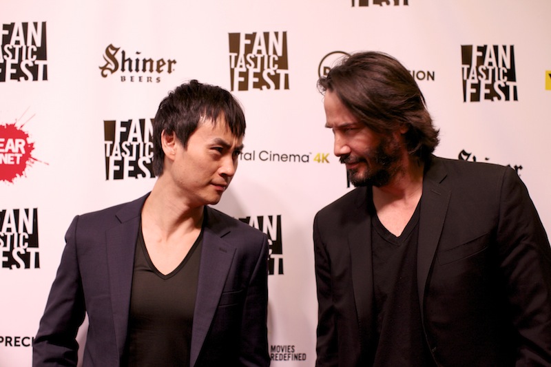 Tiger Hu Chen and Keanu Reeves at Fantastic Fest