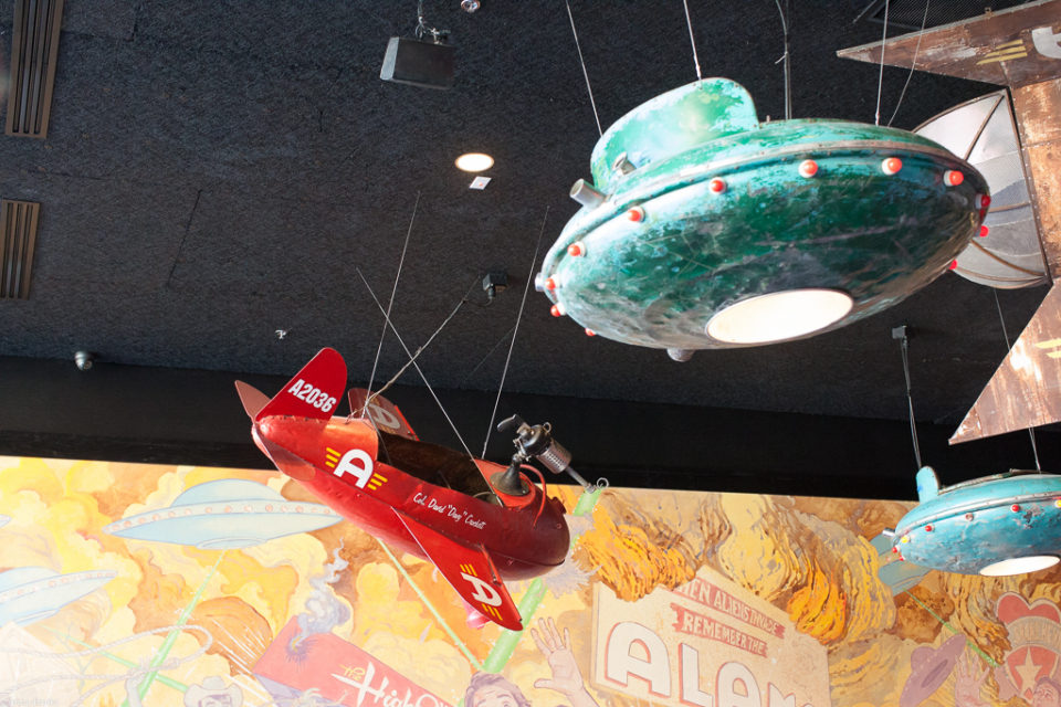 Spaceship in Alamo Lobby