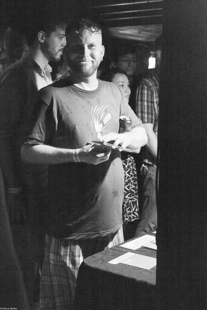 A fan, after the Swans show in Houston, June 2014 