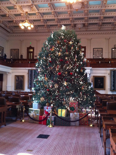 Christmas Tree at the Texas Capitol.