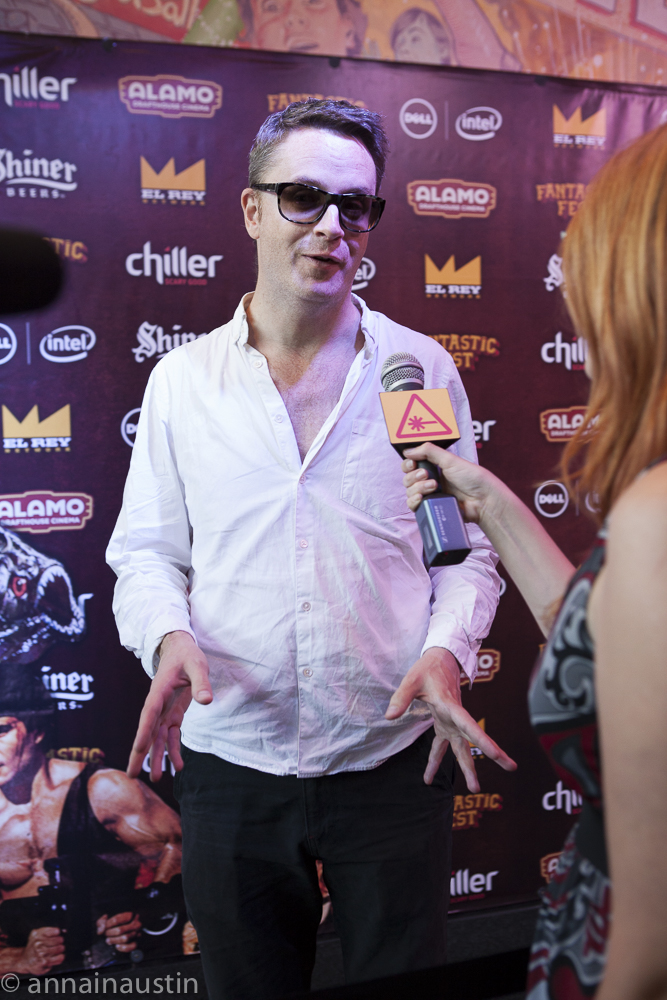 Nicolas Winding Refn, red carpet Fantastic Fest 2015-9914